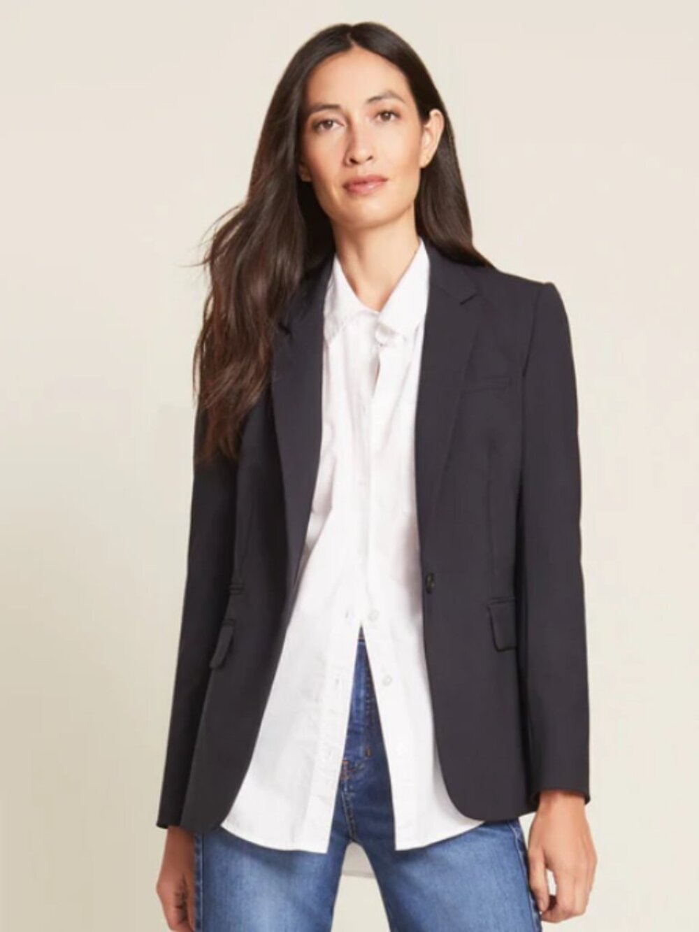 Veronica Beard Classic Navy Dickey Jacket- Sz 8 - Picture 2 of 6